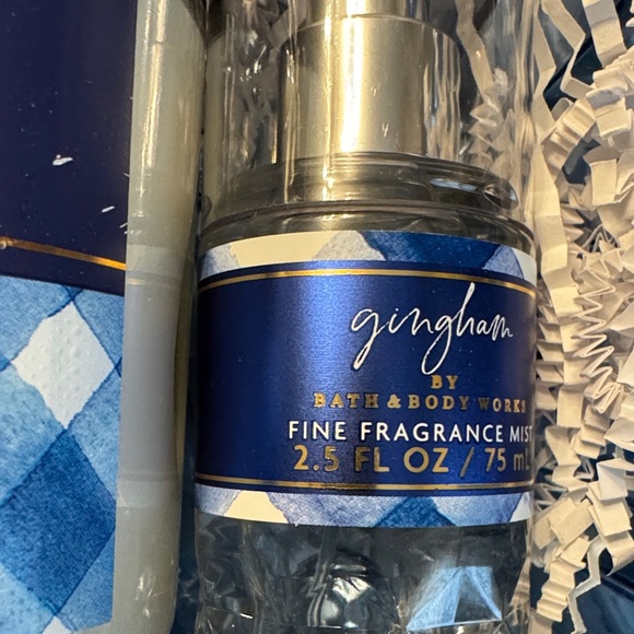 Bath and Body Works Gingham Candle and Mist Set - Picture 2 of 3
